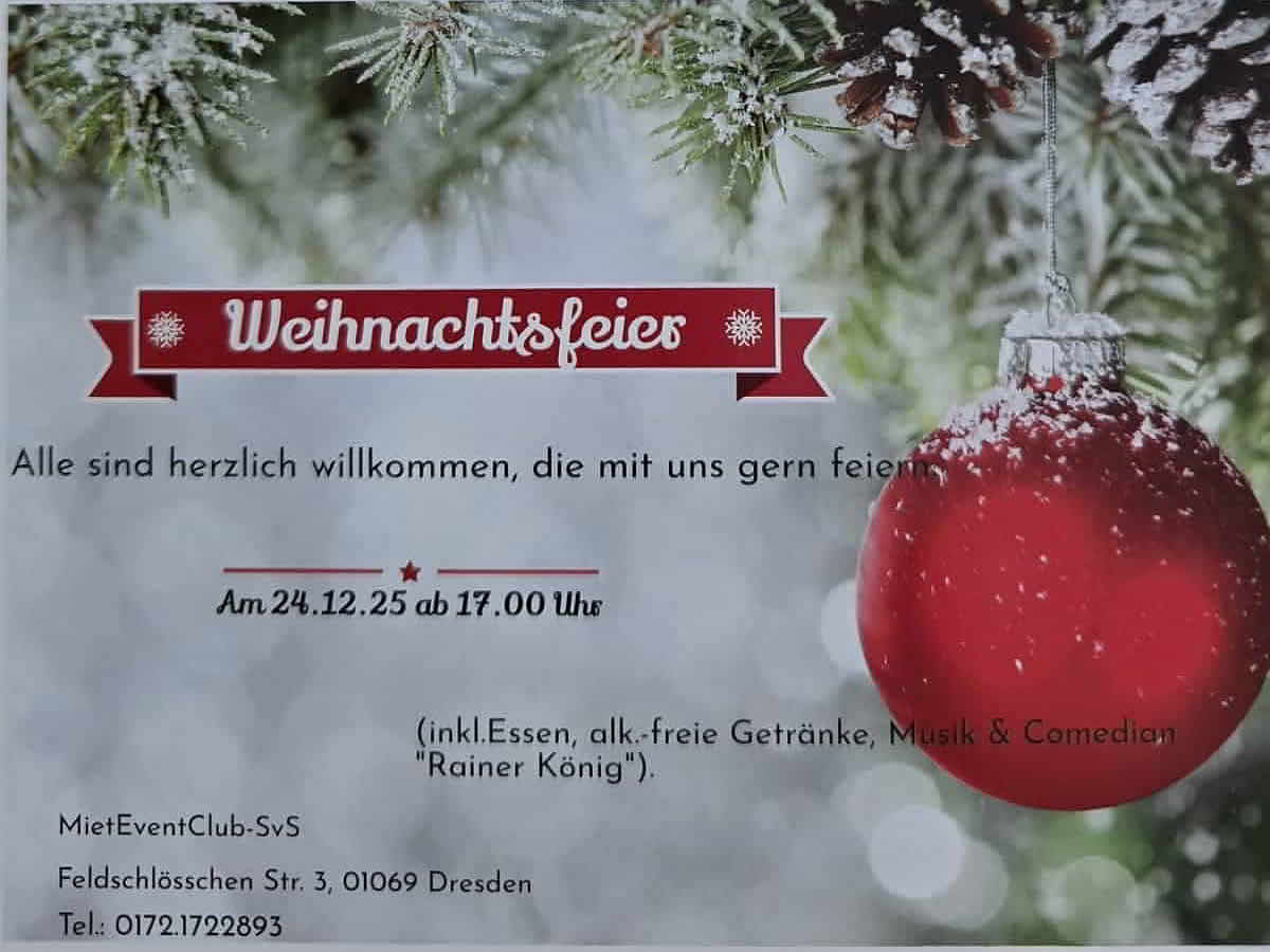 Heiligabend 2025 im SVS Club