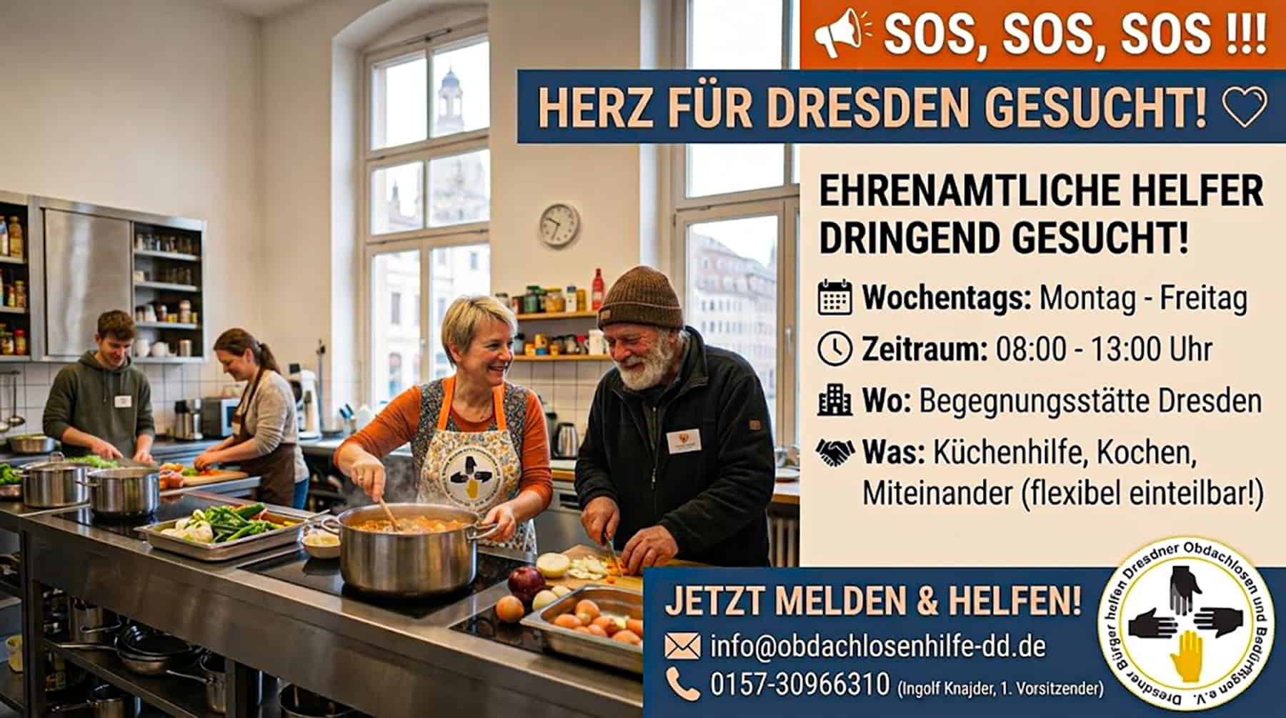 Helfer für Begegnungsstätte gesucht